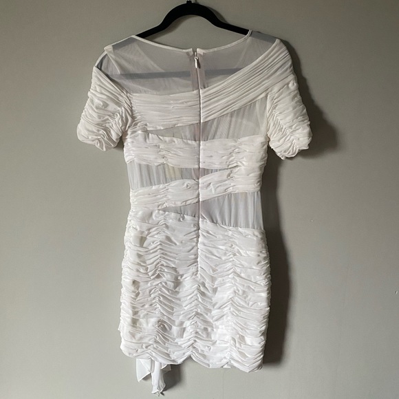BCBG | NWT White Cutout Dress - Picture 2 of 3